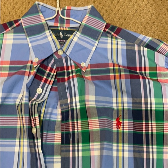 Ralph Lauren plaid button-up shirt - Picture 2 of 3